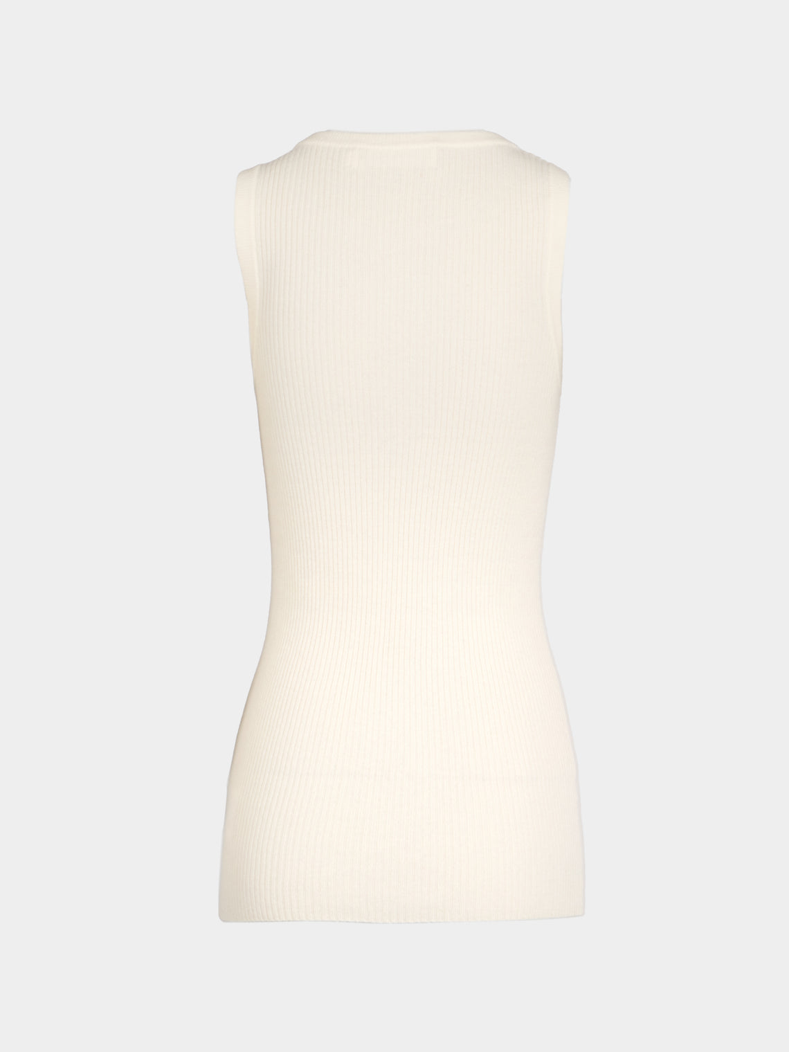 Arch4 - Manon Baby Goat Cashmere Tank Top | Size: S - Cream - ABASK