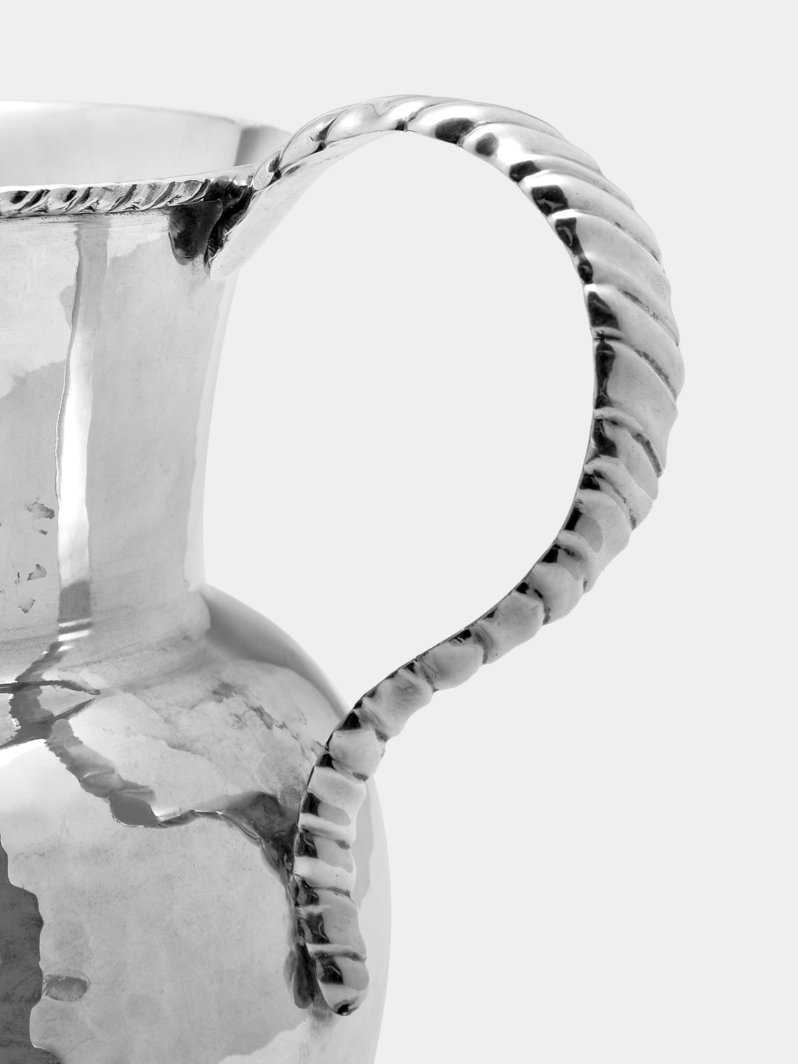 Antique and Vintage - 1950s Solid Silver Water Jug - Silver - ABASK