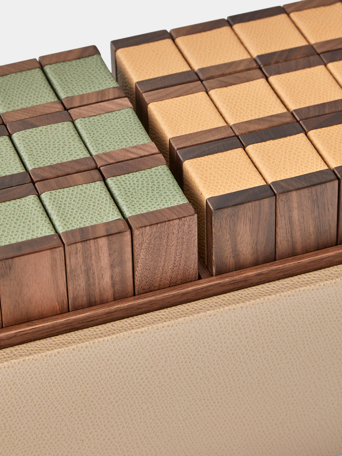 Pinetti - Leather Pisa Tower Set - Beige - ABASK