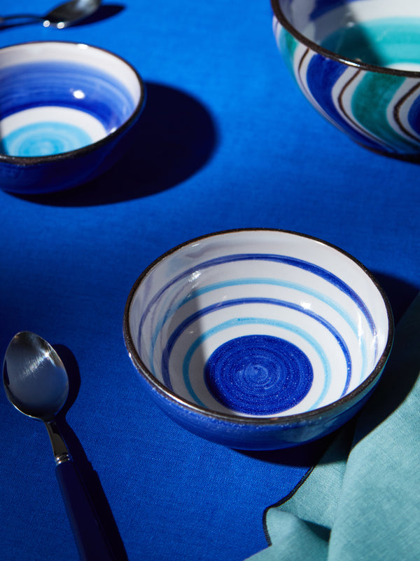 Ceramica Pinto - Vietri Hand-Painted Ceramic Nibble Bowls (Set of 2) -  - ABASK