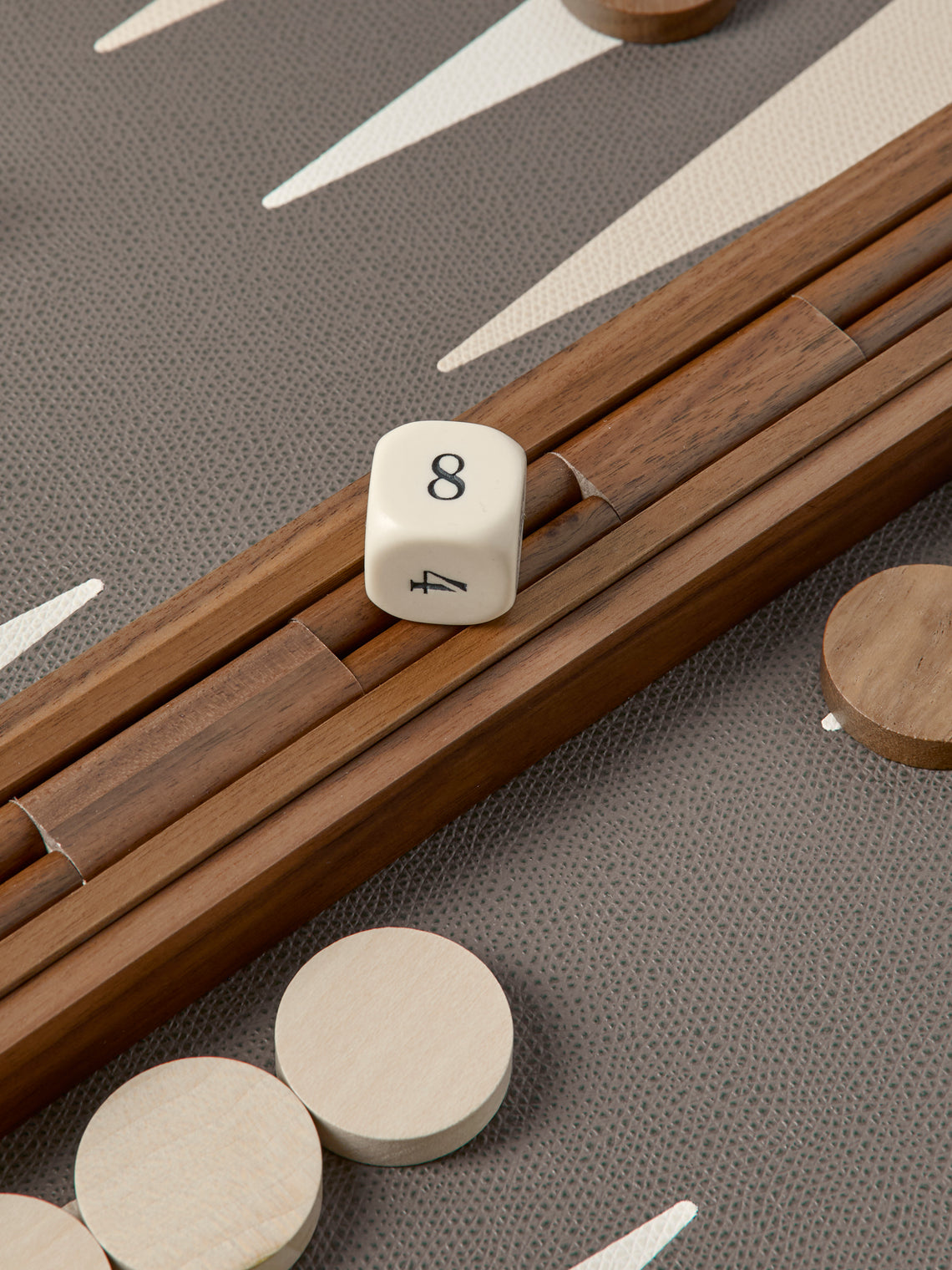 Giobagnara - Leather Backgammon Set - Brown - ABASK