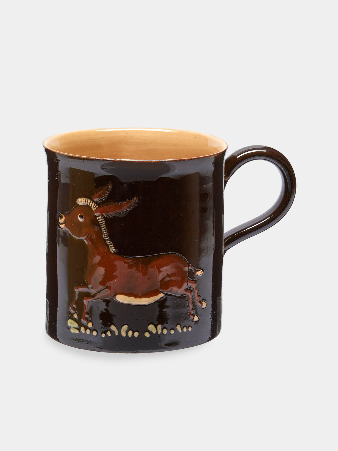 Poterie d’Évires - Animals Hand-Painted Ceramic Mugs (Set of 6) - Multiple - ABASK