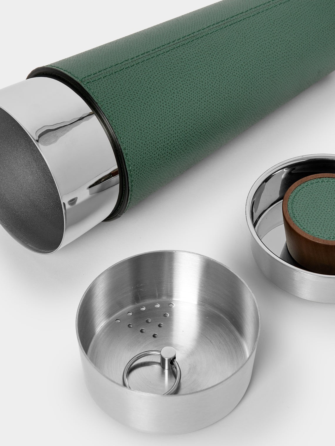 Giobagnara - Ocean Leather Cocktail Shaker - Green - ABASK