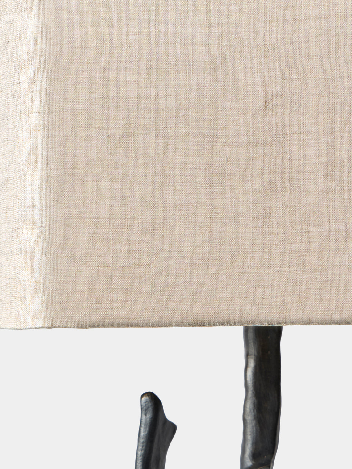 Viya - Maski Brass and Linen Table Lamp - Brass - ABASK