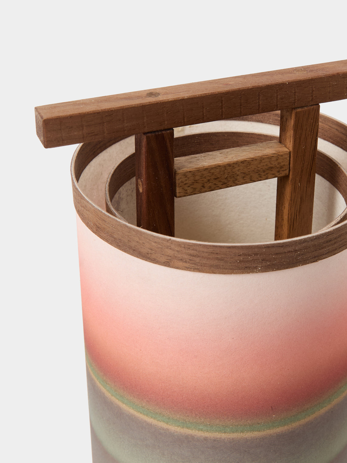 Maxime Prange - Torii Walnut and Washi Paper Small Table Lamp - Multiple - ABASK