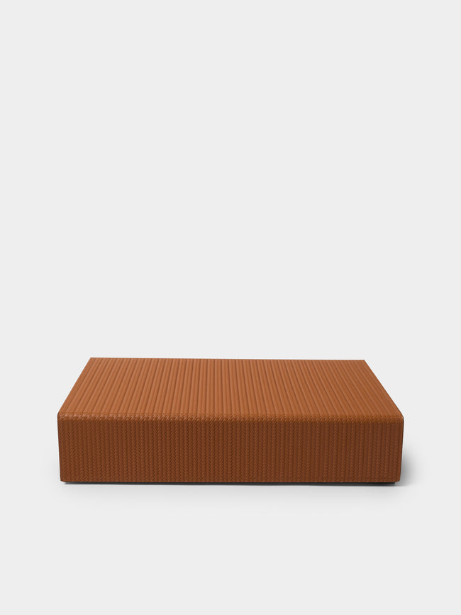 Pinetti - Leather Sunglasses Case - Camel - ABASK - 