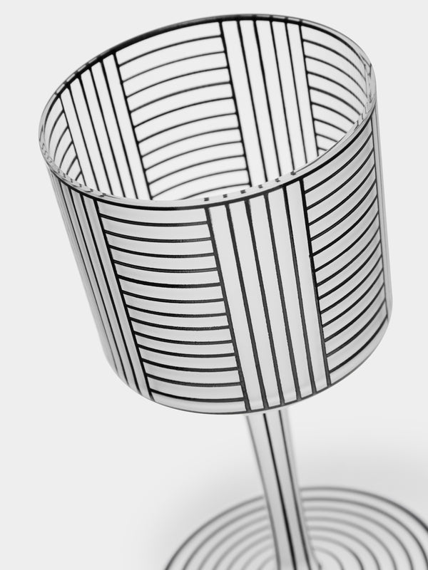 Lobmeyr - Series B Hand-Painted Crystal Wine Glass -  - ABASK