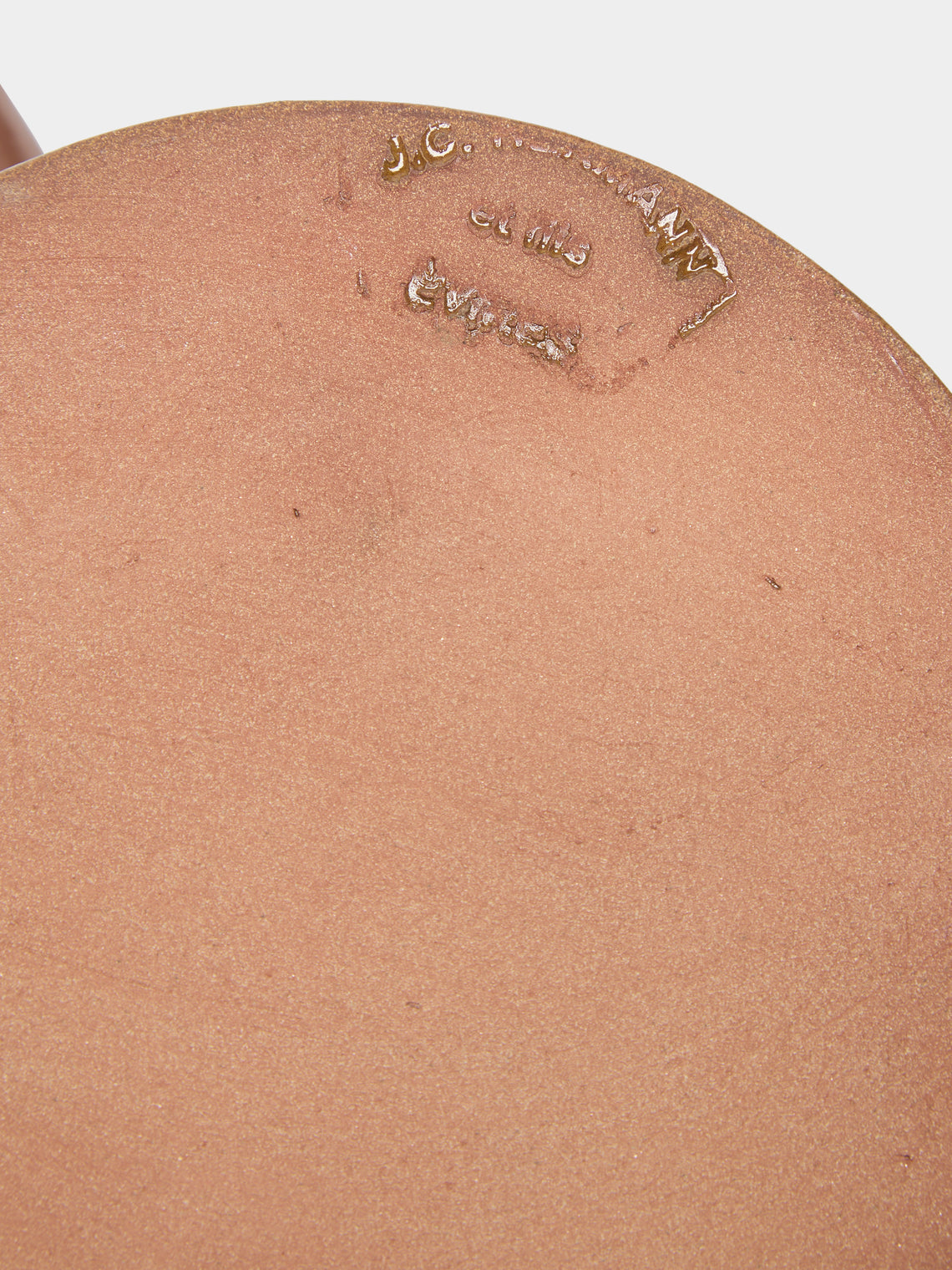 Poterie d’Évires - Birds Hand-Painted Ceramic Straight-Edge Jug (34oz/1L) - Light brown - ABASK