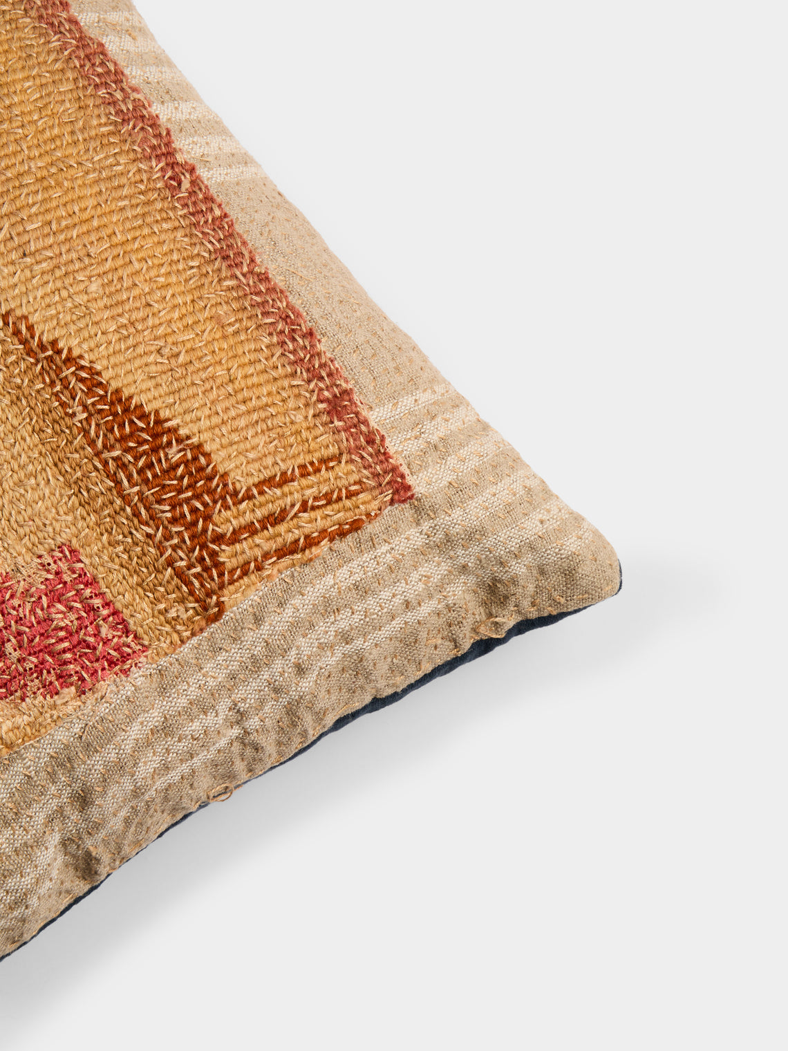 By Walid - 18th-Century French Aubusson Tapestry Wool and Linen Cushion (27.5in/70cm) - Multiple - ABASK