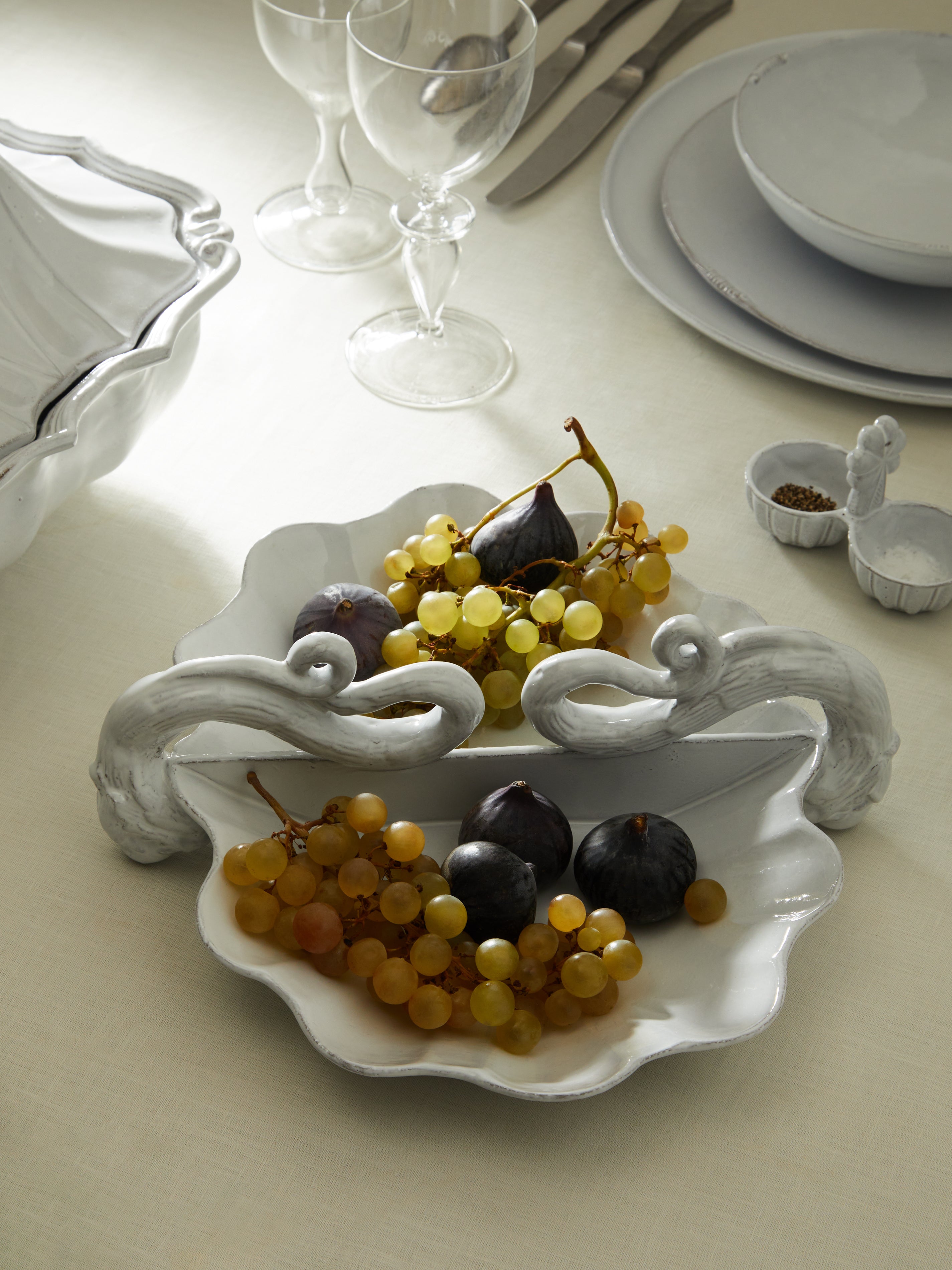 Astier de Villatte Hand-Glazed Ceramic Dish