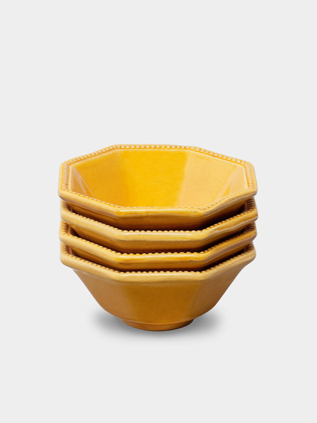 Maison Pichon Uzès - Louis XVI Hand-Glazed Ceramic Bowls (Set of 4) -  - ABASK
