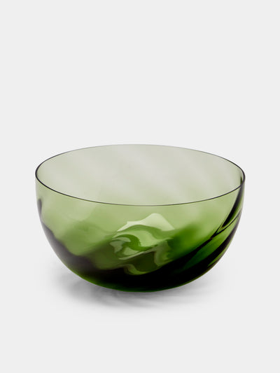 NasonMoretti - Idra Hand-Blown Murano Glass Bowl - Green - ABASK - 