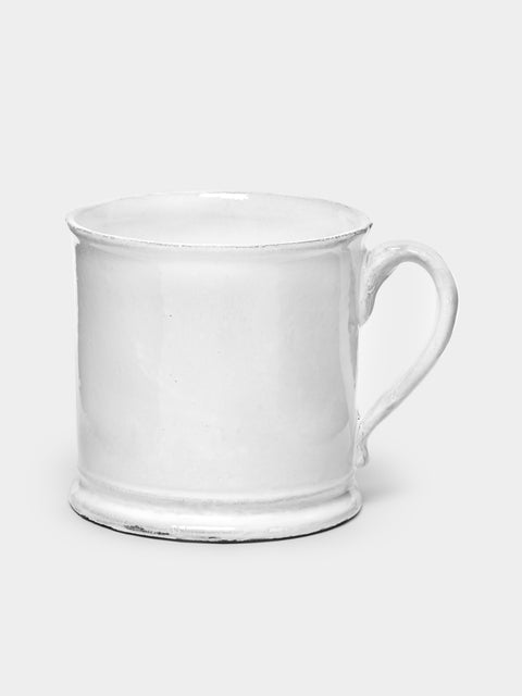 Astier de Villatte - Colbert Hand-Glazed Ceramic Large Mug (Set of 2) - White - ABASK- 