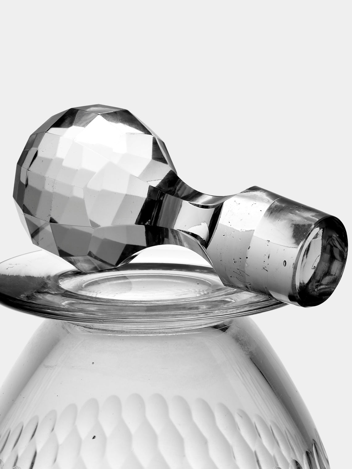 Antique and Vintage - Early-20th-Century Baccarat Molière Crystal Carafe - Clear - ABASK