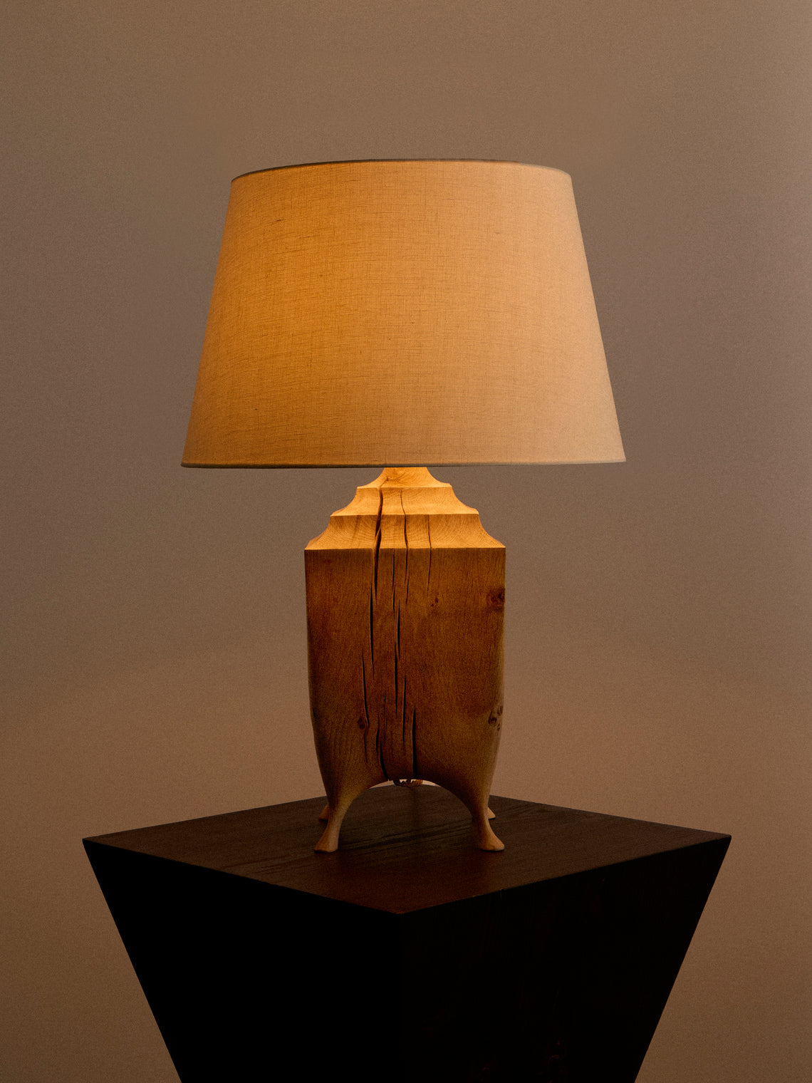 Jamie Gaunt Designs - No. 5 Natural Oak XL Table Lamp - Natural - ABASK