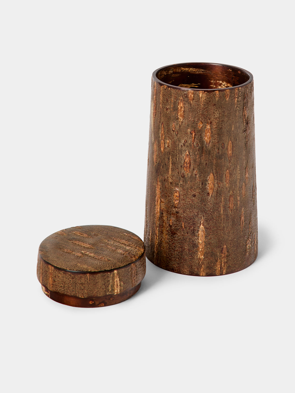 Denshiro - Polished Cherry Bark Canister - Brown - ABASK