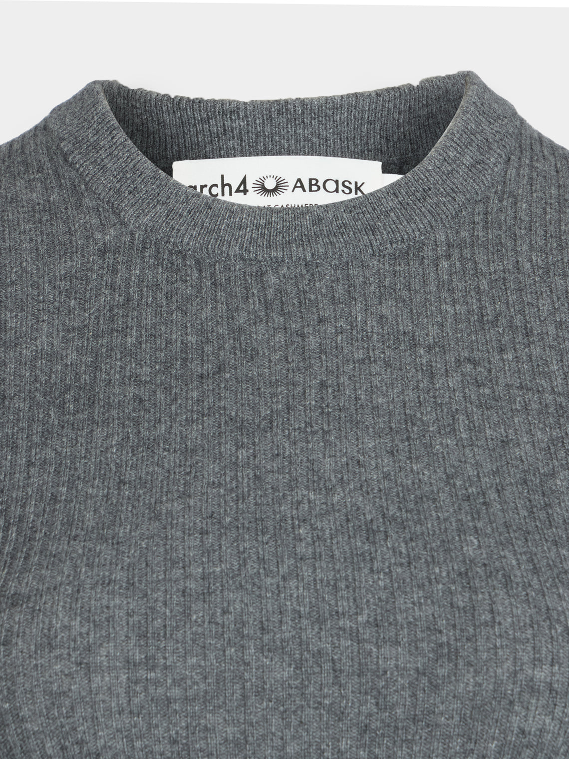 Arch4 - Celeste Baby Goat Cashmere Long-Sleeved Top | Size: S - Gray - ABASK