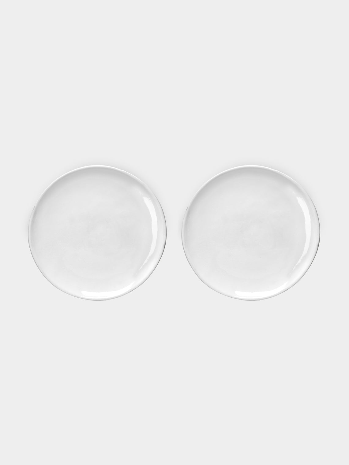 Astier de Villatte - Rien Hand-Glazed Ceramic Dinner Plate (Set of 2) - White - ABASK 