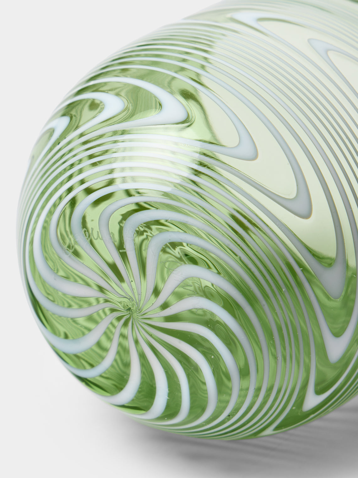 Cosima Swayze - Wave Hand-Blown Murano Glass Tumbler - Green - ABASK