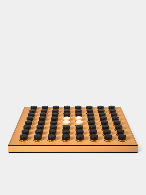 Pinetti - Leather Reversi Set - Beige - ABASK - 