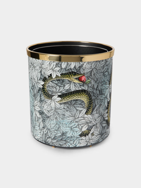 Fornasetti - Peccato Orginale Iron Wastepaper Bin - Multiple - ABASK - 