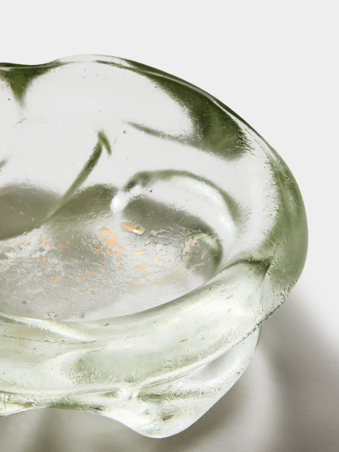 Antique and Vintage - 1940s Seguso Murano Glass Ashtray - Clear - ABASK