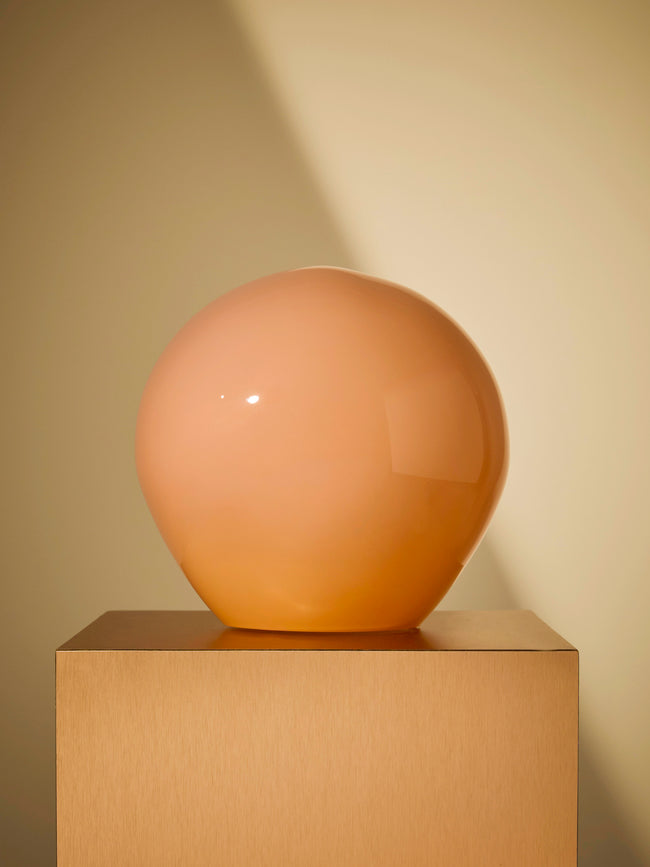 Helle Mardahl Studio - Bon Bon Hand-Blown Glass Table Lamp - Orange - ABASK