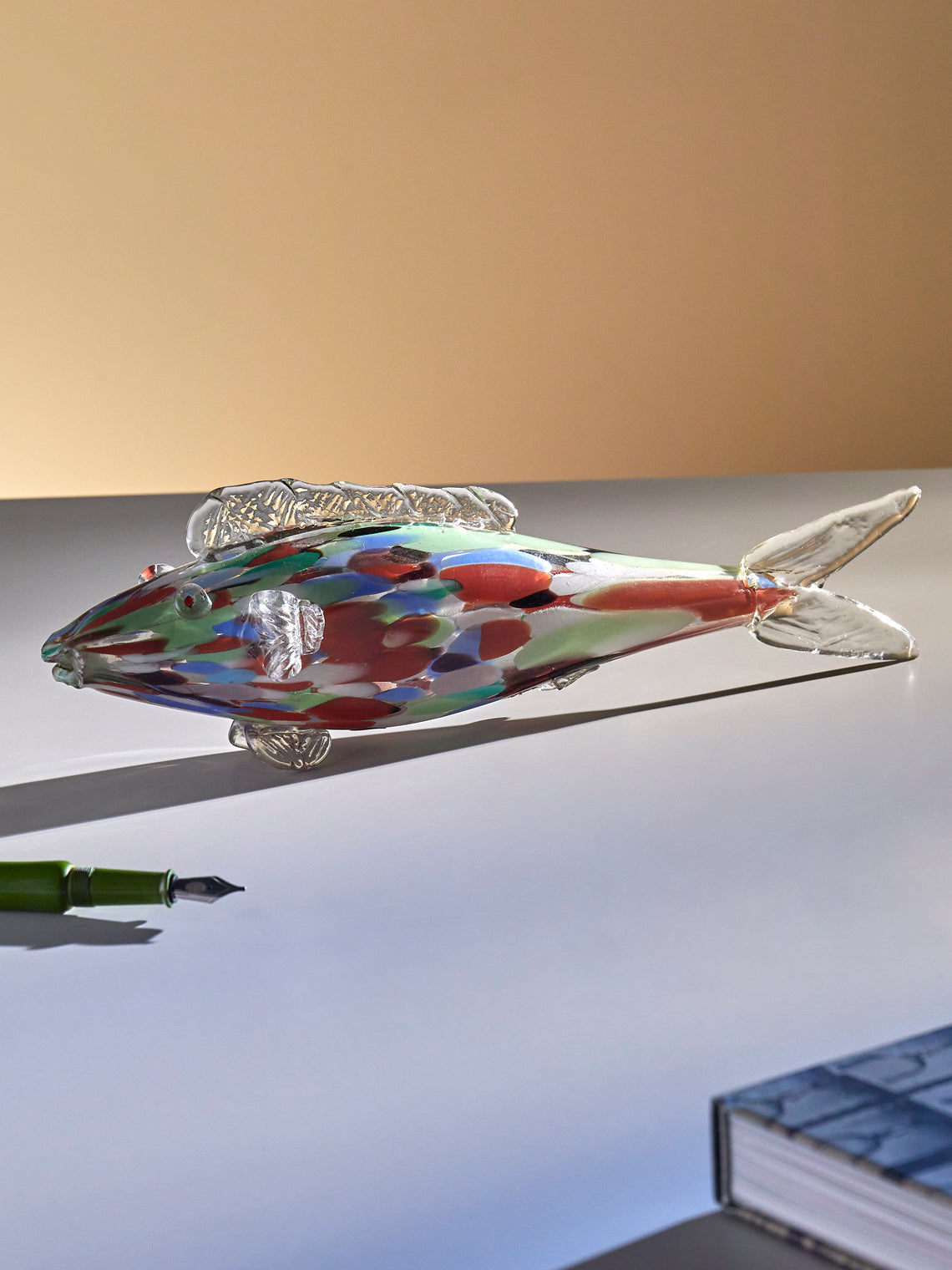 Antique and Vintage - Mid-Century Glass Fish Sculpture - Multiple - ABASK