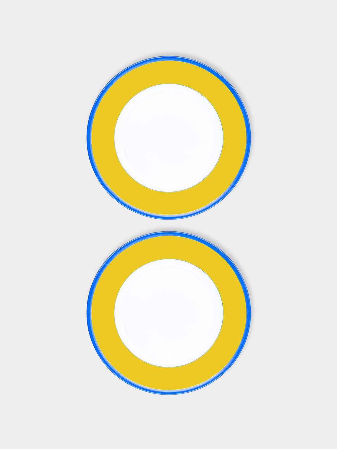 Robert Haviland & C. Parlon - Monet Porcelain Bread Plates – 6in/16cm (Set of 2) - Yellow - ABASK 