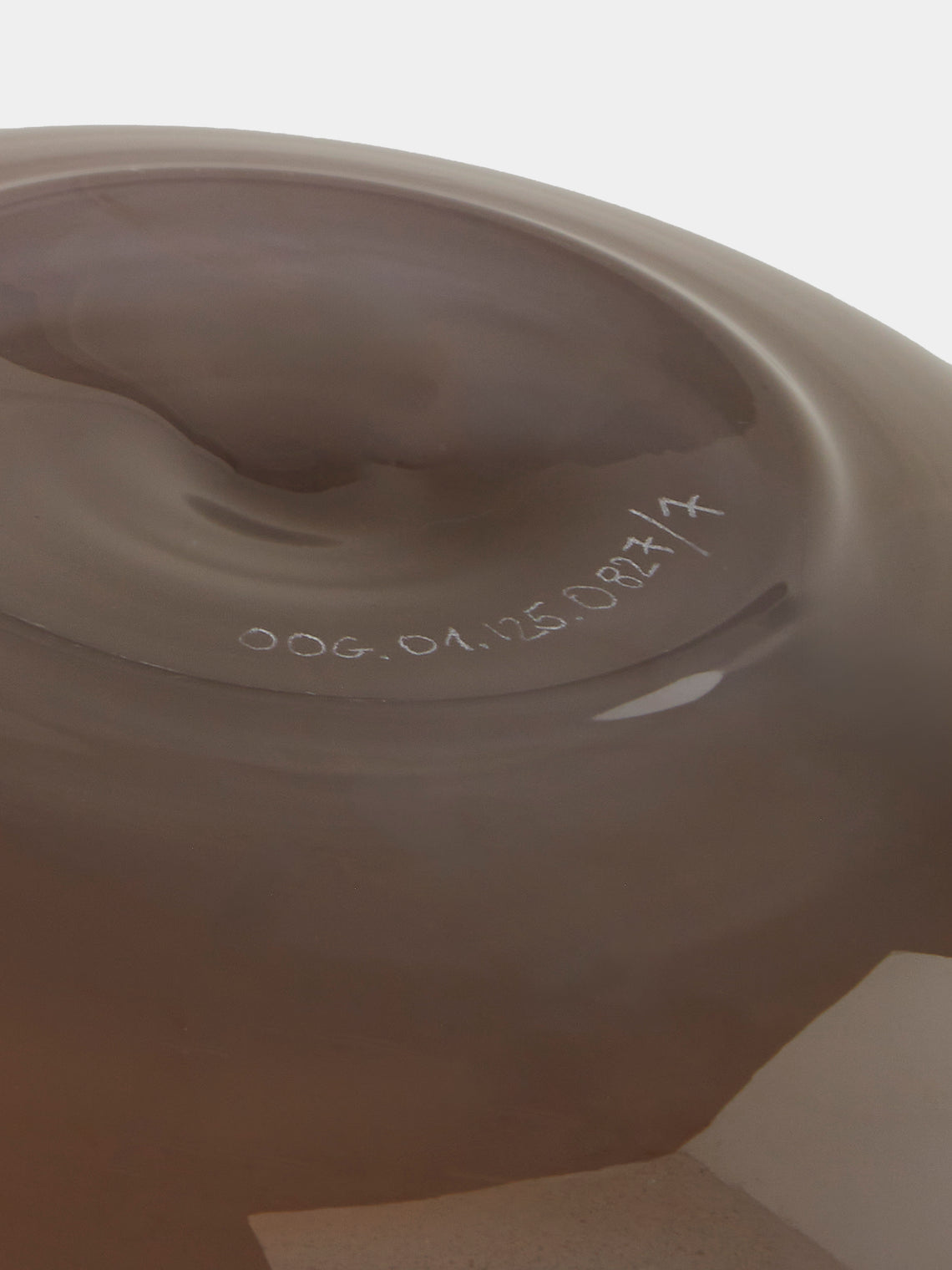 Oog Objects - 17 Hand-Blown Glass Vase (9in/23cm) - Brown - ABASK