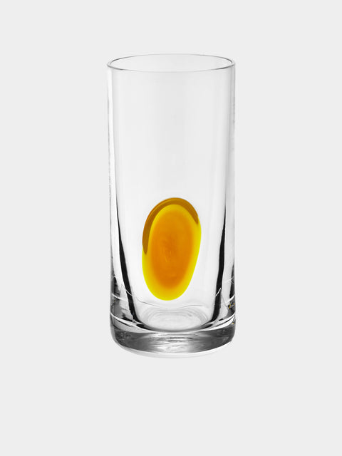 NasonMoretti - Archive Revival 1958 Hand-Blown Murano Cordial Glasses (Set of 2) - Yellow - ABASK - 