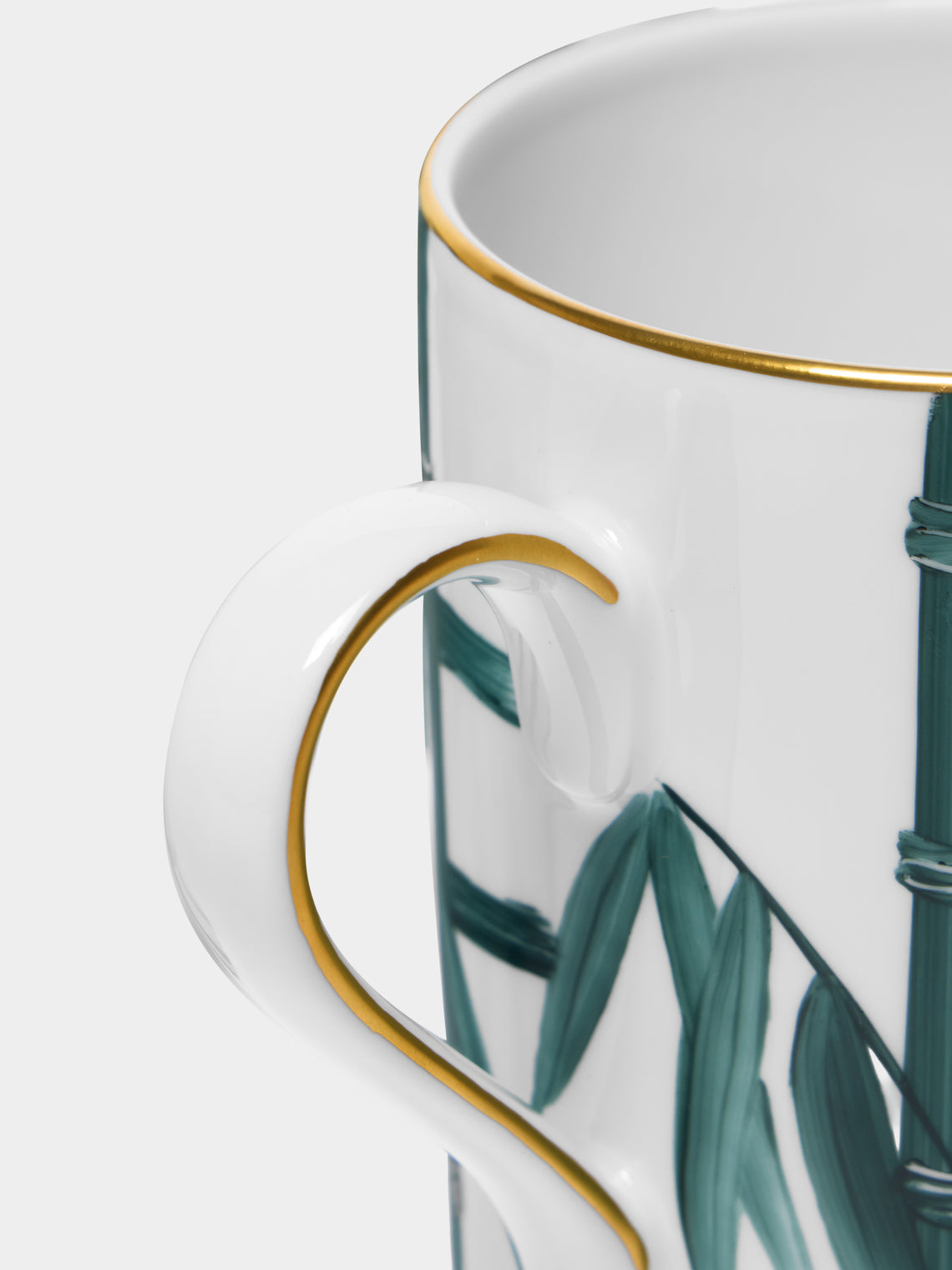 Marie Daage - Jardin d'Arashiyama Hand-Painted Porcelain Mug - White - ABASK