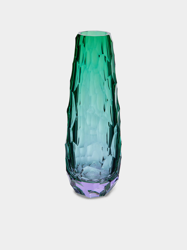Moser - Stones Hand-Blown Crystal Tall Vase -  - ABASK - 