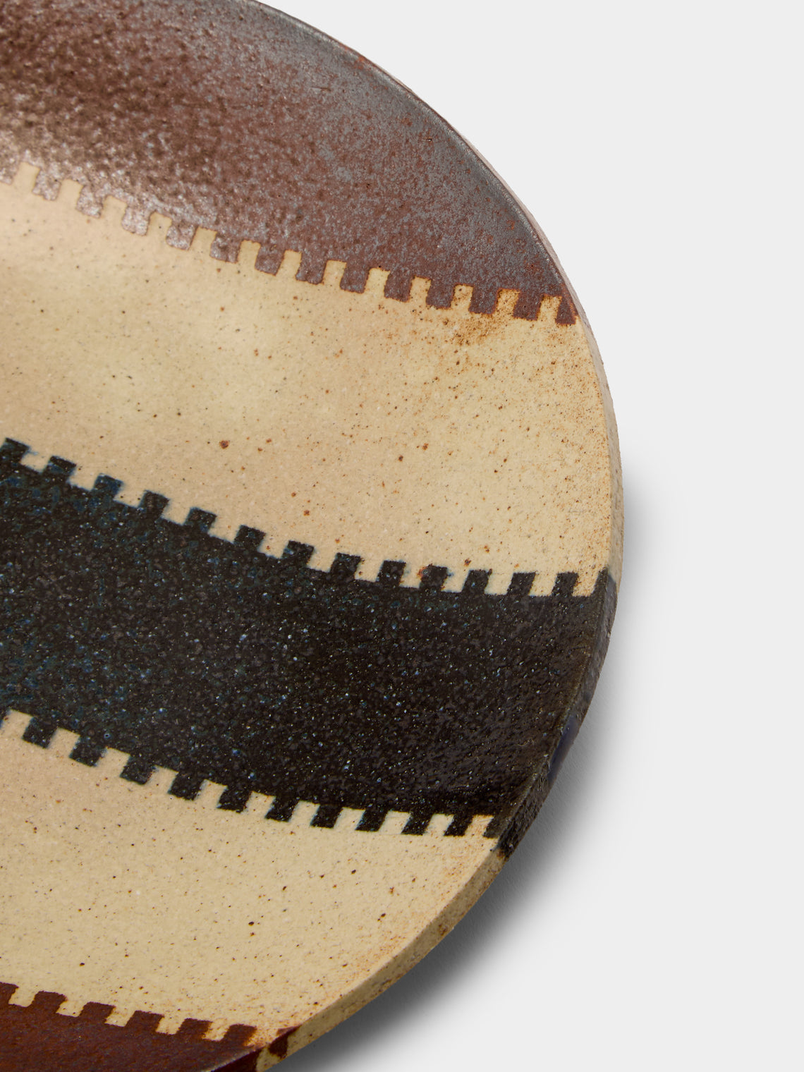 Makidani-gama - No. 2 Nerikomi Ceramic Plates – 8in/21cm (Set of 5) - Multiple - ABASK
