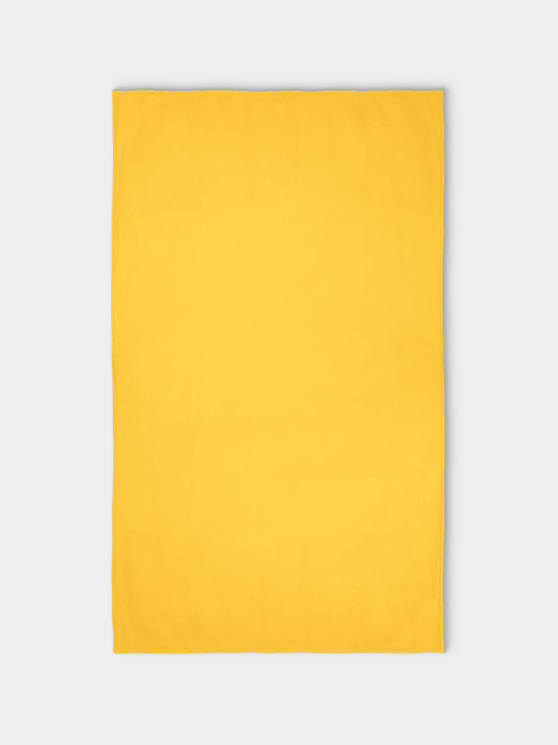 Rose Uniacke - Hand-Dyed Cashmere Large Blanket (118in/3m) - Yellow - ABASK - 