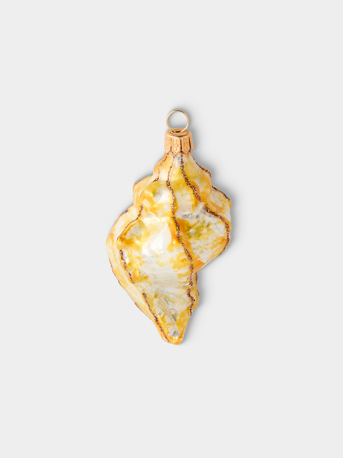 ABASK Decorations - Seashells Hand-Blown Glass Baubles (Set of 8) - Multiple - ABASK