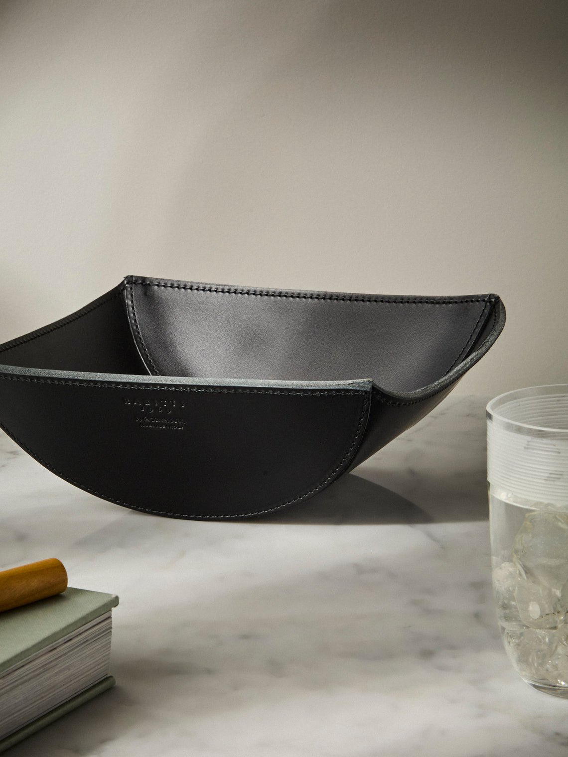 Rabitti 1969 - Lambda Leather Bowl - Black - ABASK
