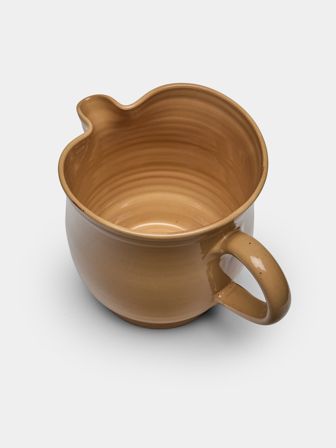 Poterie d’Évires - Flowers Hand-Painted Ceramic Jug (70.5oz/2L) - Cream - ABASK