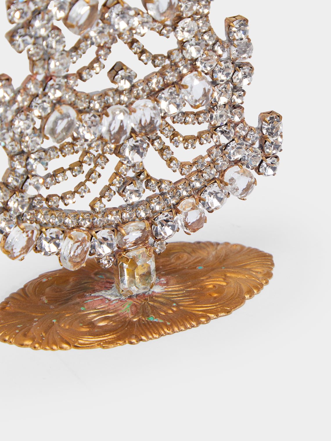 Antique and Vintage - 1930s Czech Gablonzer Jewelled Small Christmas Tree -  - ABASK