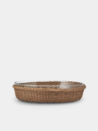 Pigment France - Lorraine Rattan Oval Baking Tray - Brown - ABASK - 