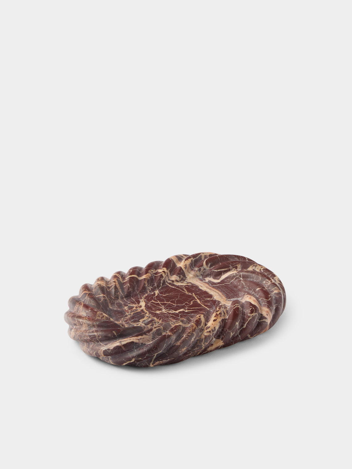 Anastasio Home - Hannah Catch Marble Dish - Brown - ABASK