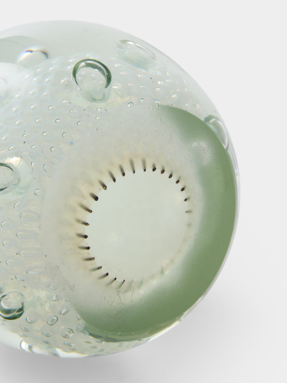 Antique and Vintage - 1950s Barovier & Toso Murano Glass Paperweight - Clear - ABASK