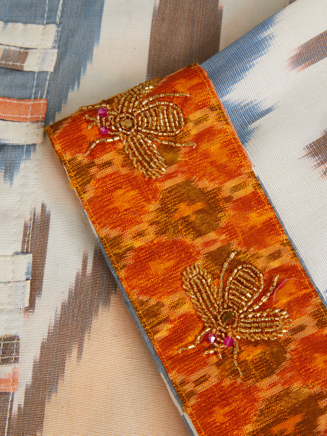 Nazzy Beglari - Hand-Loomed Ikat Silk and Cotton Dress | One Size -  - ABASK