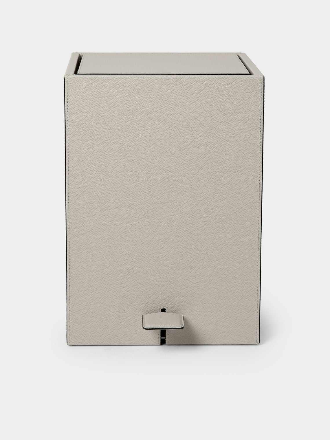 Giobagnara - Groove Leather Pedal Bin - Light Gray - ABASK - 