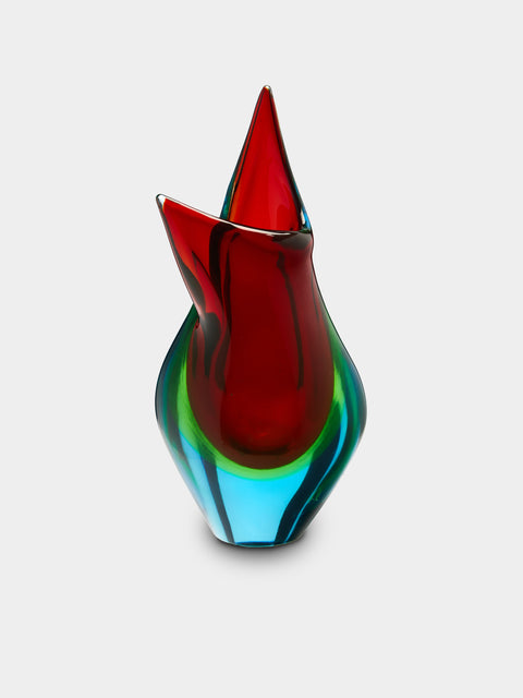 Antique and Vintage - 1950s Murano Glass Asymmetric Vase -  - ABASK - 