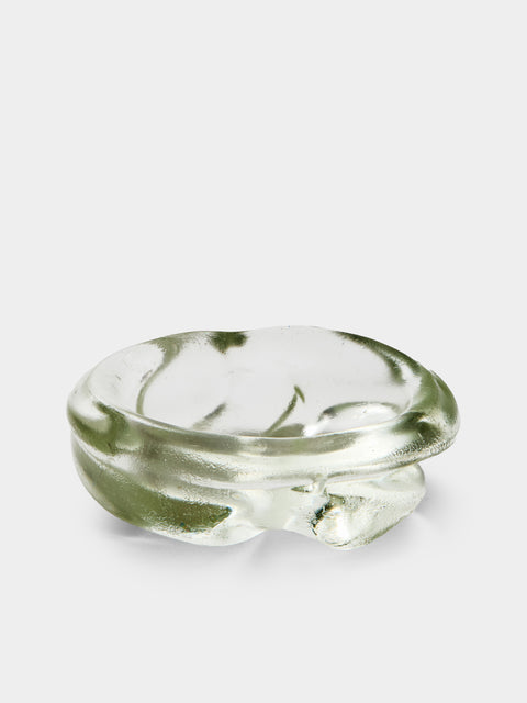 Antique and Vintage - 1940s Seguso Murano Glass Ashtray - Clear - ABASK - 