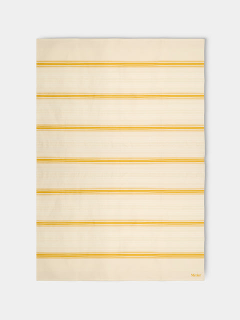 Métier - Cotton Large Beach Blanket (66in/1.7m) - Cream - ABASK