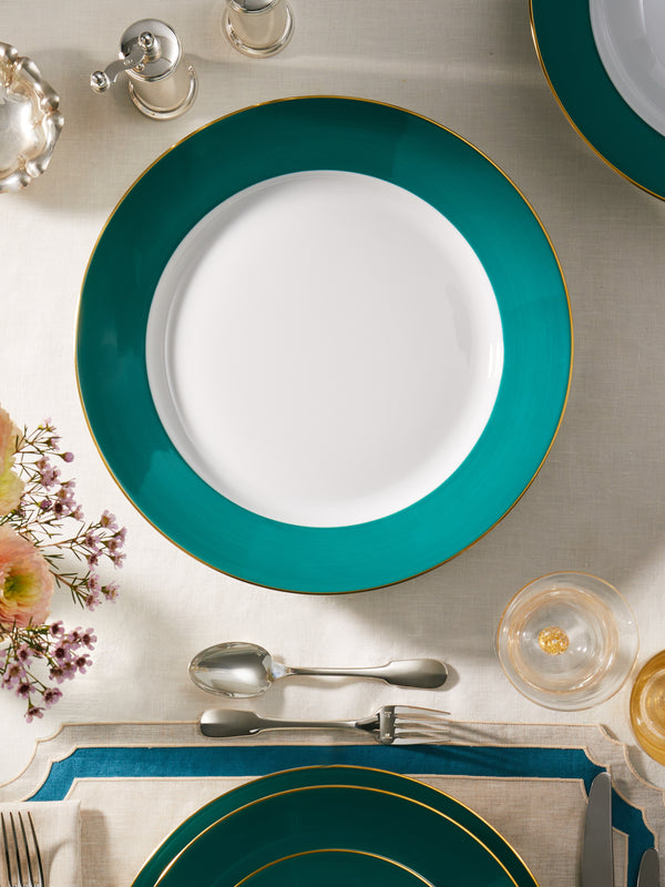 Robert Haviland & C. Parlon - Coco Hand-Painted Porcelain Round Serving Dish -  - ABASK