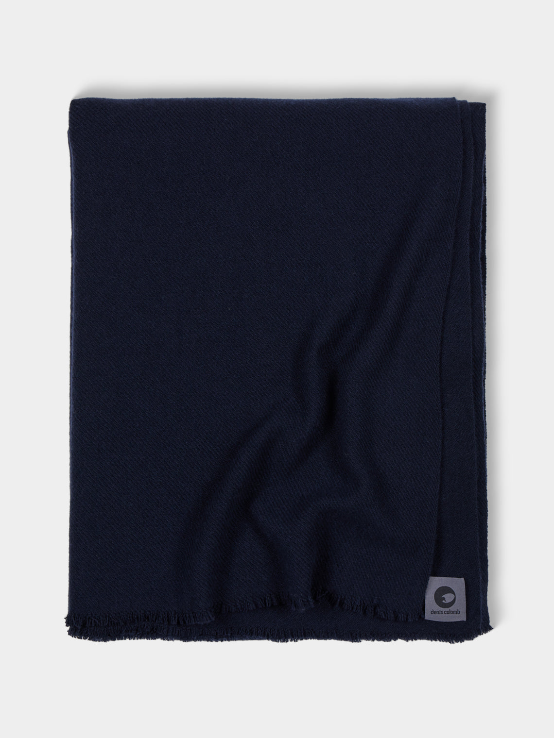Denis Colomb - Cashmere Travel Blanket (78.5in/2m) - Navy - ABASK
