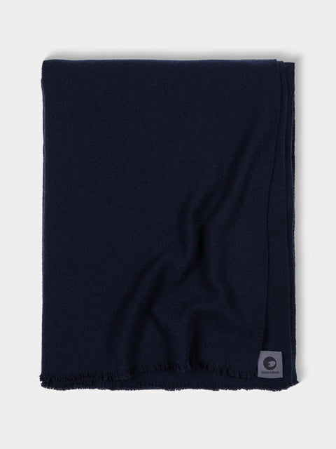 Denis Colomb - Cashmere Travel Blanket (78.5in/2m) - Navy - ABASK